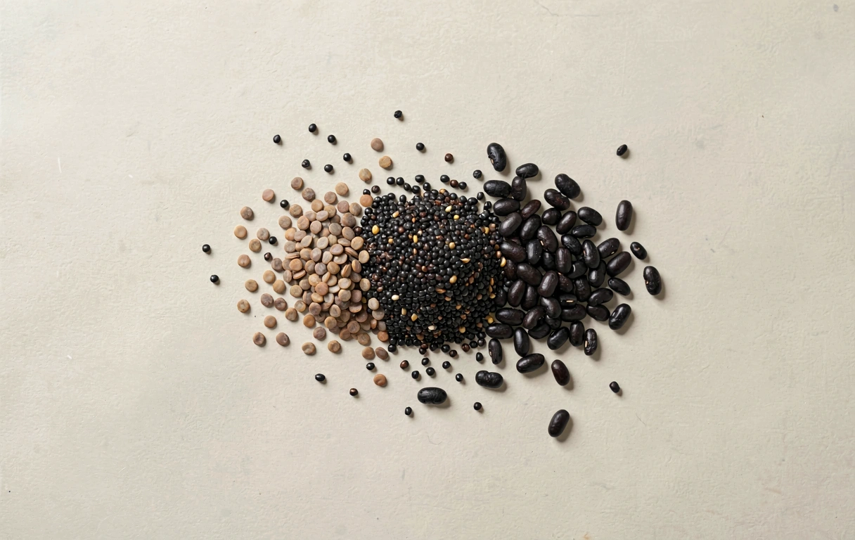 Granos y legumbres variadas